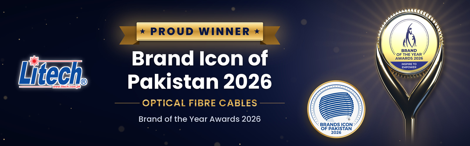 Litech - Brand Icon of Pakistan 2026, Optical Fibre Cables