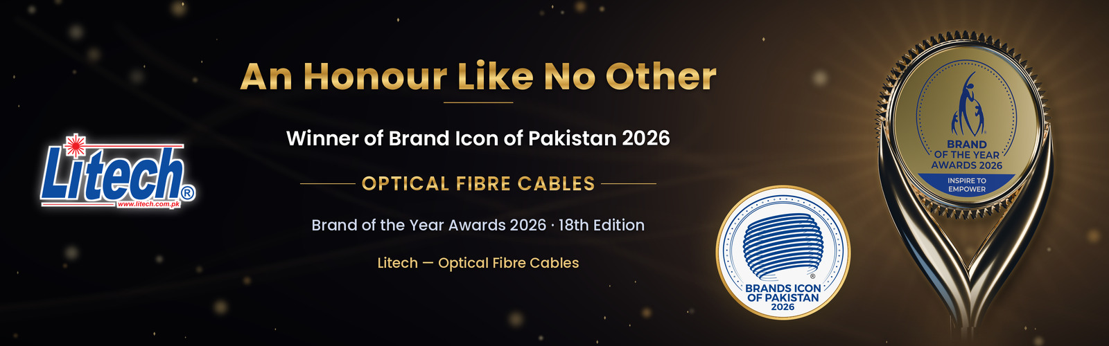 litech_wp_honour_1600x500 Litech - An Honour Like No Other, Winner of Brand Icon of Pakistan 2026, Optical Fibre Cables